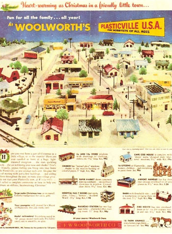 Woolworth Plasticville Ad